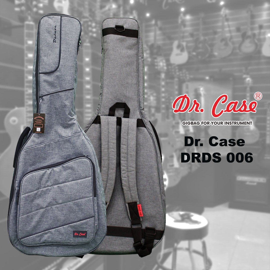 Jual Dr Case Drds Gig Bag Acoustic Jumbo Abu Deluxe